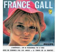 France GALL - L'amerique EP 4-track CARD SLEEVE - Limited Edition - 1) L'Amérique 2) On se ressemble Toi et Moi 3) Nous ne sommes pas des Anges 4) Le temps de la rentrée - CDSINGLE