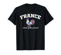 France Gallic Rooster Vintage French Souvenir Camiseta