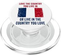 France Humor - Love The Country You Live in Funny Quote PopSockets PopGrip para MagSafe