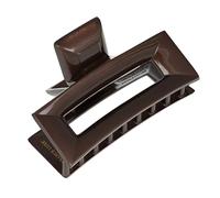 France Luxe Tammy Jaw - Pinza para el pelo para mujer, color marrón metálico, fuerte para cabello grueso, acetato y resorte de metal