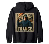 France Shirt Fans France Ultras Bufanda Bandera Hombre Sudadera con Capucha