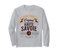 France Vintage Haute-Savoie Departamento Francés Manga Larga