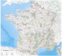 France wall map laminated (70051)