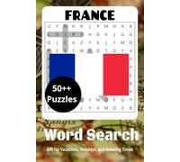France Word Search Puzzle Book: Easy to Read Print | 6 x 9 inches, 144 pages | 70+ puzzles - Gift for Vacations, Holidays, and Relaxing Times