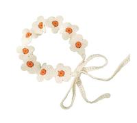Francés Country Cottagecore Diadema de Punto Bandana de Punto para Mujeres Playa Viajes Accesorios para el Cabello Floral Playa Bandana Accesorios de Verano