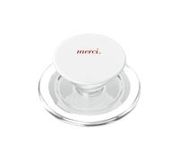Francés Diciendo Merci París Vacaciones francés Cita PopSockets PopGrip para MagSafe