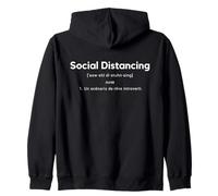 Francés Distanciamiento Social Un scénario de rêve introverti Sudadera con Capucha