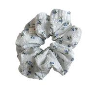 Francés Floral Bordado Locura Para Mujeres Tejido Suave Lazos para el Cabello Elegante Accesorios para el Cabello Soporte De Cola Ornamento