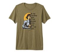 Francés No Tengo Miedo de nacer para Hacer Esta Juana de Arco Camiseta Premium