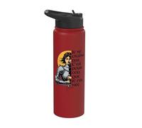 Francés No tengo miedo de nacer para hacer esta Juana de Arco Stainless Steel Insulated Water Bottle