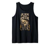 Francés No Tengo Miedo Juana de Arco Camiseta sin Mangas