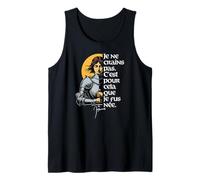 Francés No Tengo Miedo. Nací para Hacer Esto. Juana de Arco Camiseta sin Mangas
