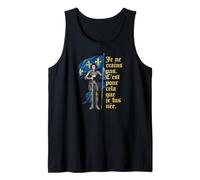 Francés No Tengo Miedo. Nací para Hacer Esto. Juana de Arco Camiseta sin Mangas