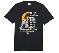Francés No Tengo Miedo. Nací para Hacer Esto. Juana de Arco Comfort Colors Adult Heavyweight T-Shirt