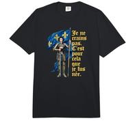 Francés No Tengo Miedo. Nací para Hacer Esto. Juana de Arco Comfort Colors Adult Heavyweight T-Shirt