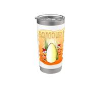 FRANCÉS POLLO SALUDO BONJOUR FRANCIA Felices Pascuas Vaso térmico de acero inoxidable de doble pared