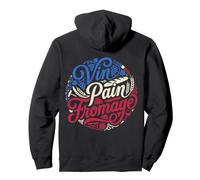 Francés Vin Dolor Fromage Bastille Day Culture Sudadera con Capucha