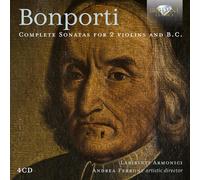 Francesco Antoni Bonporti: Complete Sonatas for 2 Violin (CD) (Importación USA)