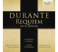 Francesco Durante Durante: Requiem in G Minor (CD) (Importación USA)