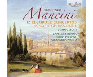 Francesco Mancin Francesco Mancini: 12 Recorder Concerto (CD) (Importación USA)