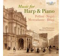 Francesco Pollini / Negri / Mercadante / Rossi – Música para arpa y piano – CD – Edel