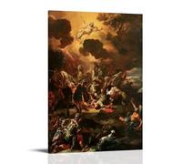 Francesco SolimenaThe Conversion of Saúl, obra maestra clásica, póster de pared para dormitorio, impresiones para decoración del hogar, cuadros en lienzo, 50 x 75 cm