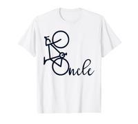 Francia Bicicleta Francés ONCLE Tío Camiseta gráfica económica