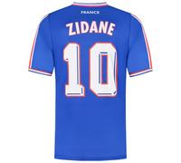 Francia Camiseta de fútbol Zidane - Mundial 1998 - Niños y Adultos - Chico - Ropa de Futbol - Talla 140
