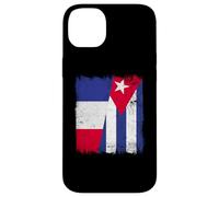 Francia Cuba Media Bandera Patrimonio Cubano Francés Carcasa para iPhone 14 Plus