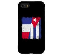 Francia Cuba Media Bandera Patrimonio Cubano Francés Carcasa para iPhone SE (2020) / 7/8