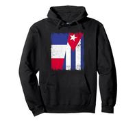 Francia Cuba Media Bandera Patrimonio Cubano Francés Sudadera con Capucha