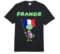 Francia Fan Aliens Comfort Colors Adult Heavyweight T-Shirt