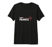Francia Francés País de Nacimiento Made In Camiseta Premium