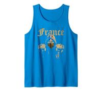 Francia Regalo Torre Eiffel Francesa Francia Francesa Camiseta sin Mangas