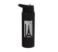 Francia y City Trip a París Stainless Steel Insulated Water Bottle