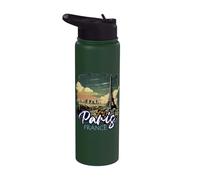 Francia y City Trip a París Stainless Steel Insulated Water Bottle