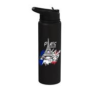 Francia y City Trip a París Stainless Steel Insulated Water Bottle
