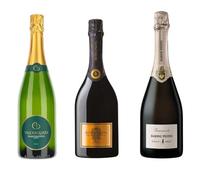 Franciacorta DOCG | Set Regalo 3 Botellas | Antica Fratta Cuvée Real | Barone Pizzini Golf | Villarquata Brut | Ideas Regalo Navidad | Selección Gourmet de Espumantes
