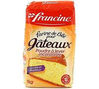 Francine - Harina de trigo © para pasteles en polvo absorbida al amanecer © E © S inflada y suave 1 kg (paquete de 8)