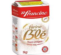 Francine Harina de Trigo Todos Usos T45 1 Kg (lote de 8 unidades)
