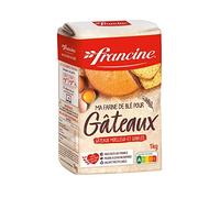 FRANCINE - Harina para tartas de 1 kg - Lote de 3