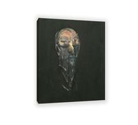 Francis Bacon Poster Después de la máscara de vida de William Blake ImpresióN en Lienzo Cuadro Pinturas Famosas ReproduccióN de Lienzo Cuadros Decoracion Salon Abstractos50x40cm(20x16in)Enmarcado