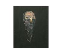 Francis Bacon Poster Después de la máscara de vida de William Blake ImpresióN en Lienzo Cuadro Pinturas Famosas ReproduccióN de Lienzo Cuadros Decoracion Salon Abstractos65x50cm(26x19in)Sin marco
