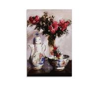 Francis Campbell Boileau Cädell-The Famille Rose Coffee Pot Wall Art Poster Picture Print Wall Art Painting Canvas Gift Decor Homes Decorative 24 x 36 pulgadas (60 x 90 cm)