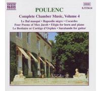 Francis Poulenc Complete Chamber Music, Volume 4 (CD) Album (Importación USA)