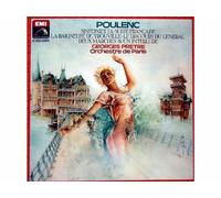 Francis Poulenc, Georges Prêtre, Orchestre De Paris - Sinfonietta - Suite Française - La Baigneuse de Trouville - Le Discours Du Général - Deux Marches & Un Intermède [Disco de vinilo LP record]