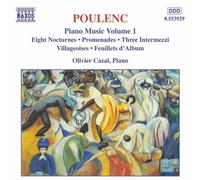 Francis Poulenc Piano Music Vol. 1 (Cazal) (CD) Album (Importación USA)