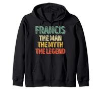 Francis The Man The Myth The Legend Camisa Nombre Francis Sudadera con Capucha