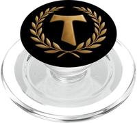Franciscan Tau Cross - Oración de San Francisco PopSockets PopGrip para MagSafe