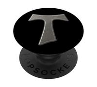 Franciscan Tau Cross - St. Francis Prayer PopSockets PopGrip Adhesivo